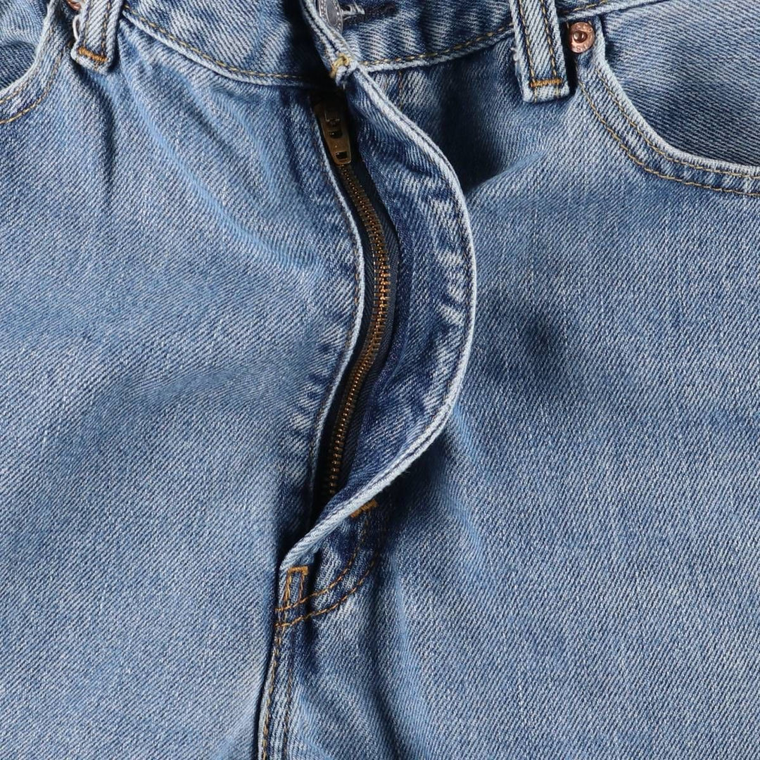 Levi's 505 tapered denim pants for men, size w37 cotton blue type Vintage Second Hand