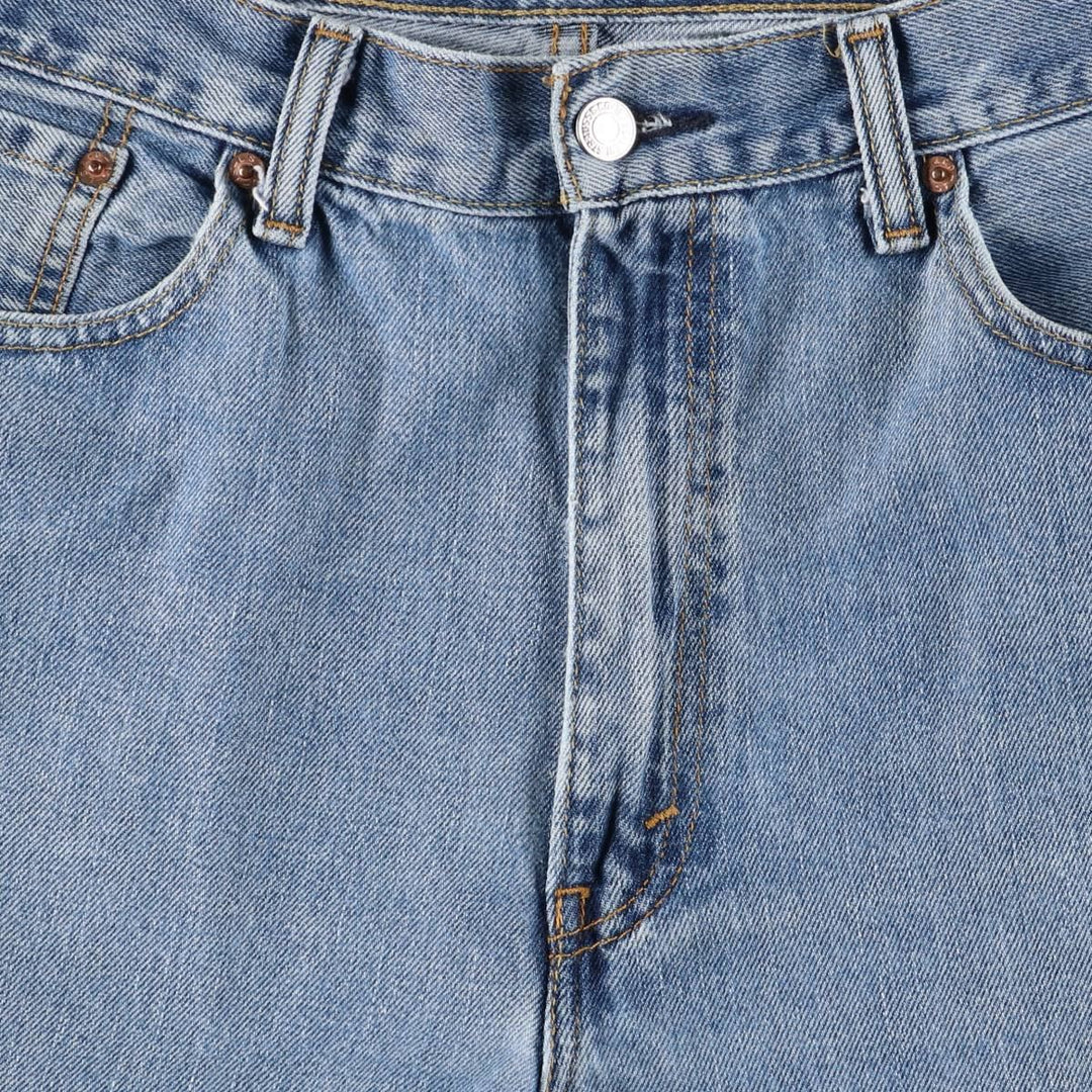 Levi's 505 tapered denim pants for men, size w37 cotton blue type Vintage Second Hand