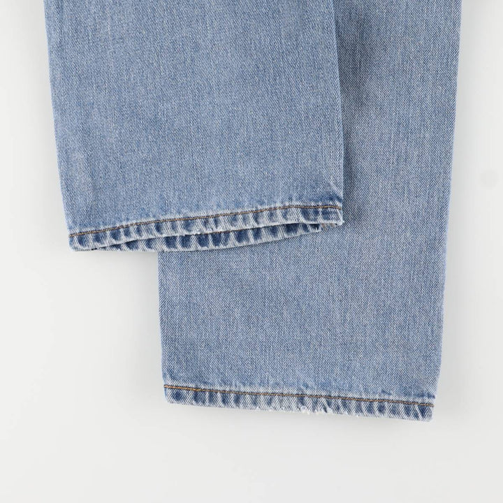 Levi's 505 tapered denim pants for men, size w37 cotton blue type Vintage Second Hand