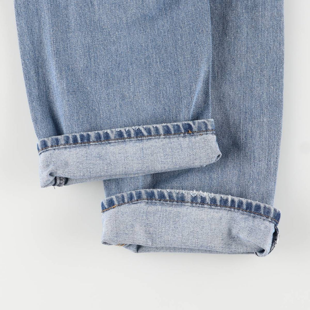 Levi's 505 tapered denim pants for men, size w37 cotton blue type Vintage Second Hand