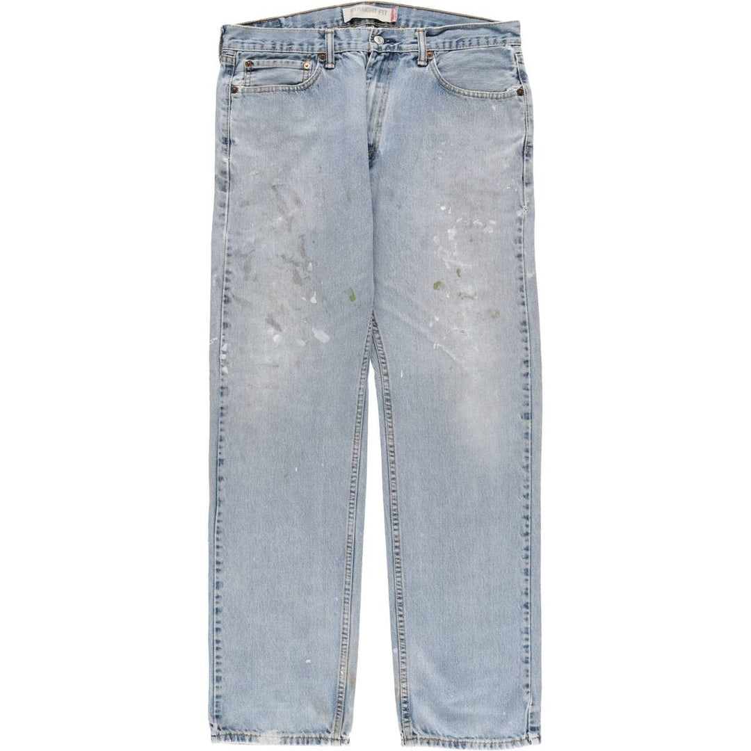 Levi's 505 Straight Leg Tapered Denim Pants, Men's, Size W37 cotton blue type Vintage Second Hand