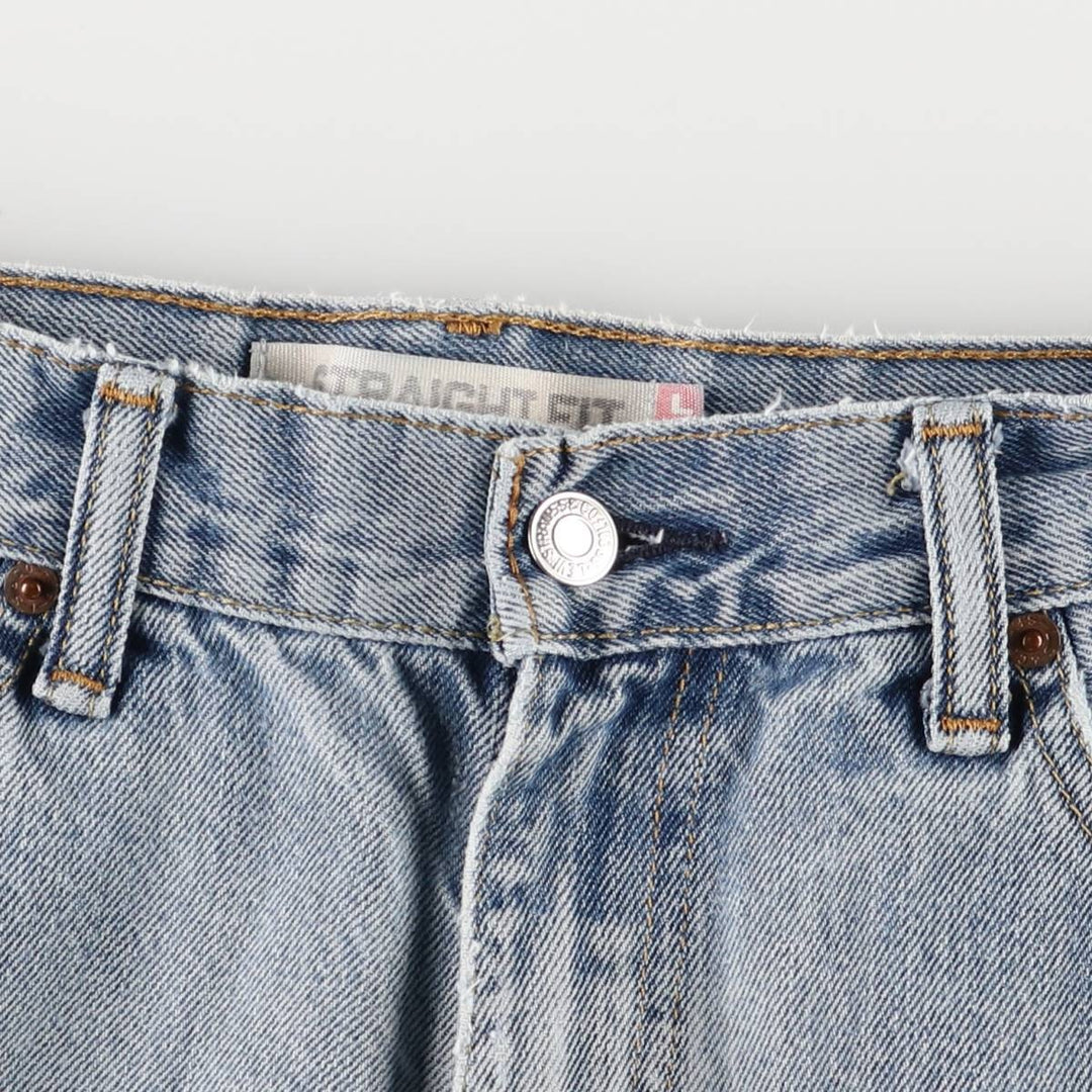 Levi's 505 Straight Leg Tapered Denim Pants, Men's, Size W37 cotton blue type Vintage Second Hand