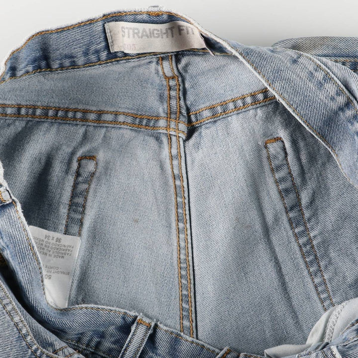 Levi's 505 Straight Leg Tapered Denim Pants, Men's, Size W37 cotton blue type Vintage Second Hand