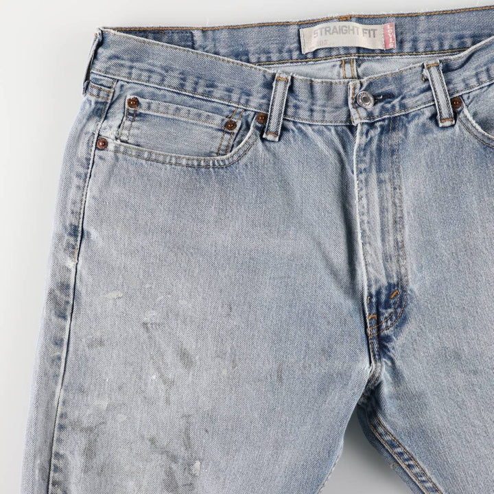 Levi's 505 Straight Leg Tapered Denim Pants, Men's, Size W37 cotton blue type Vintage Second Hand