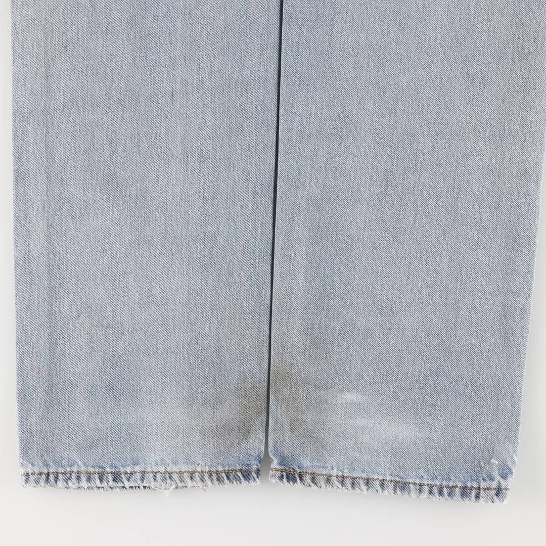 Levi's 505 Straight Leg Tapered Denim Pants, Men's, Size W37 cotton blue type Vintage Second Hand