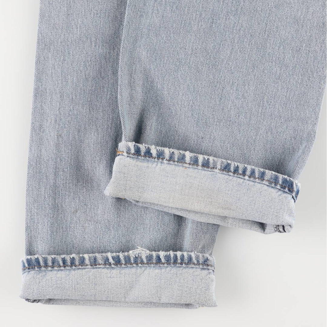 Levi's 505 Straight Leg Tapered Denim Pants, Men's, Size W37 cotton blue type Vintage Second Hand