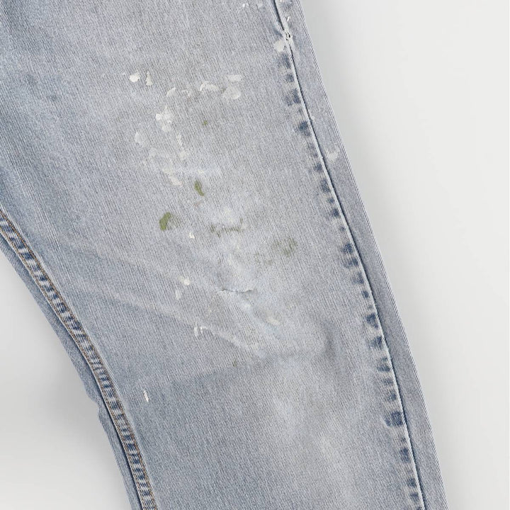Levi's 505 Straight Leg Tapered Denim Pants, Men's, Size W37 cotton blue type Vintage Second Hand