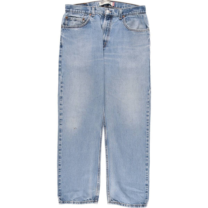 Levi's 505 REGULAR FIT tapered denim pants for men, size w34 cotton blue type Vintage Second Hand