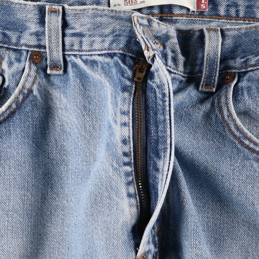 Levi's 505 REGULAR FIT tapered denim pants for men, size w34 cotton blue type Vintage Second Hand