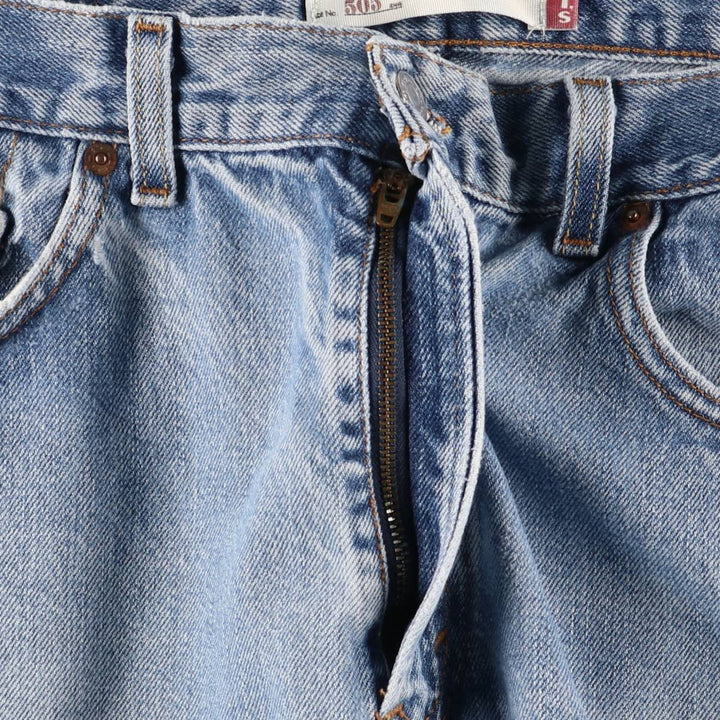 Levi's 505 REGULAR FIT tapered denim pants for men, size w34 cotton blue type Vintage Second Hand