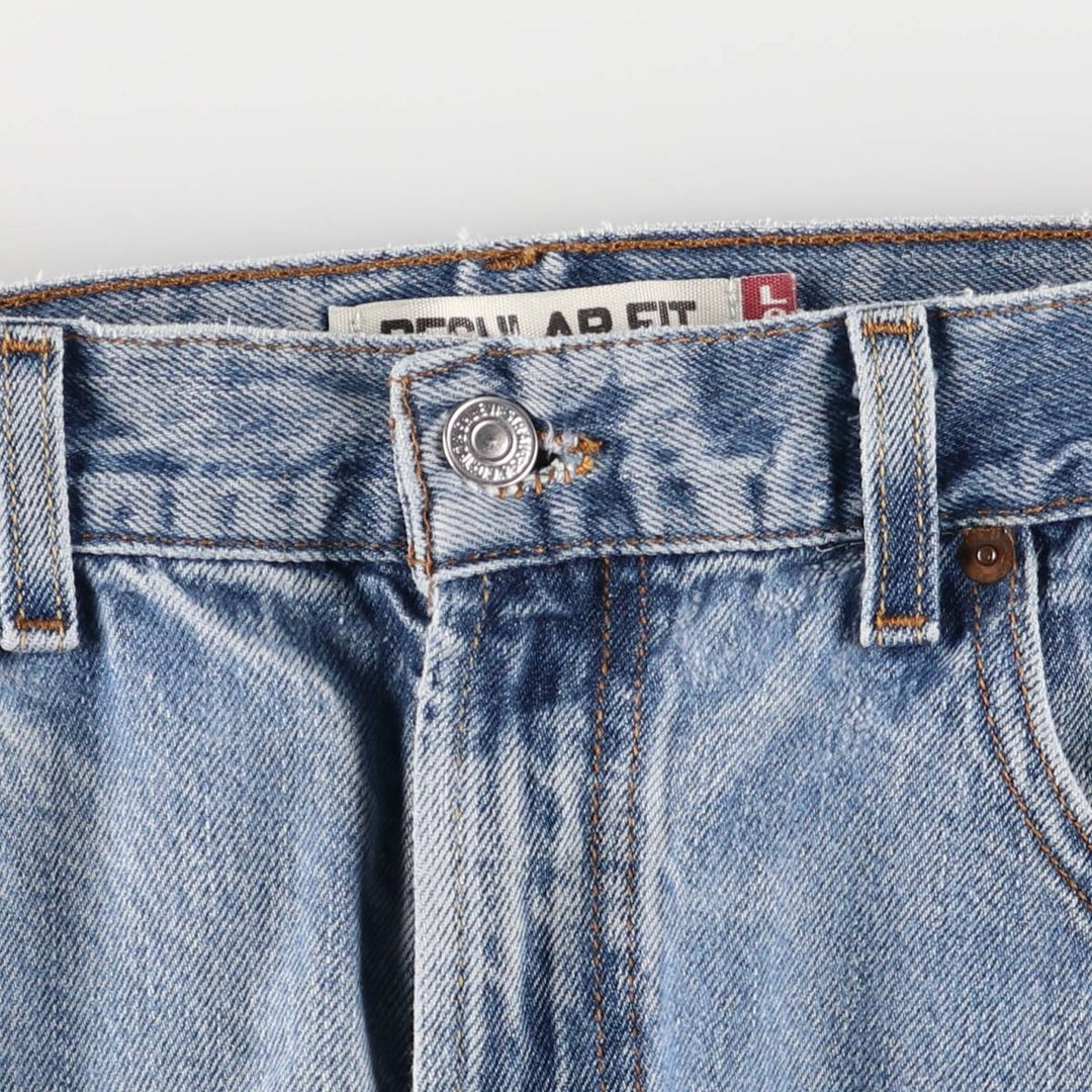 Levi's 505 REGULAR FIT tapered denim pants for men, size w34 cotton blue type Vintage Second Hand