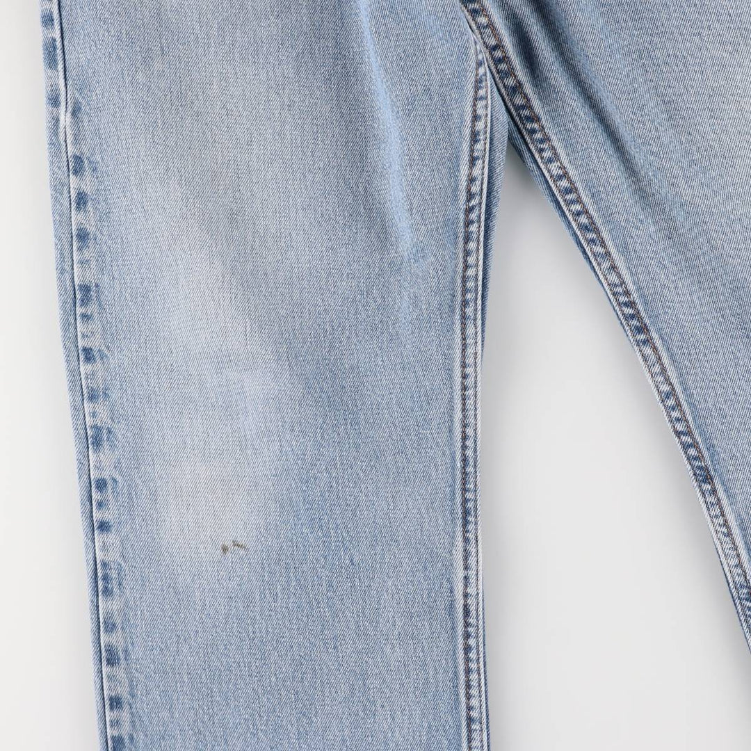 Levi's 505 REGULAR FIT tapered denim pants for men, size w34 cotton blue type Vintage Second Hand