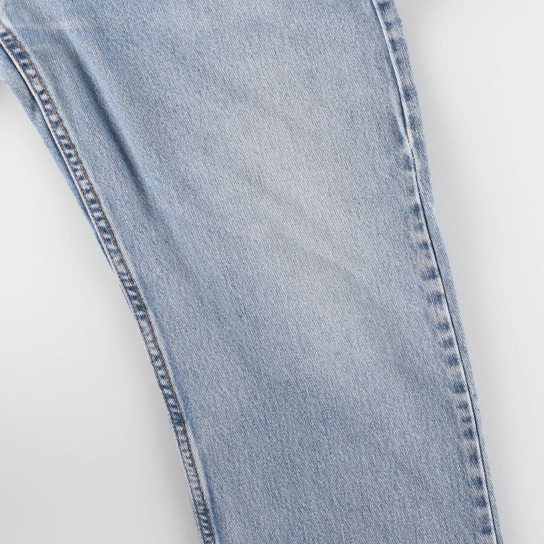 Levi's 505 REGULAR FIT tapered denim pants for men, size w34 cotton blue type Vintage Second Hand