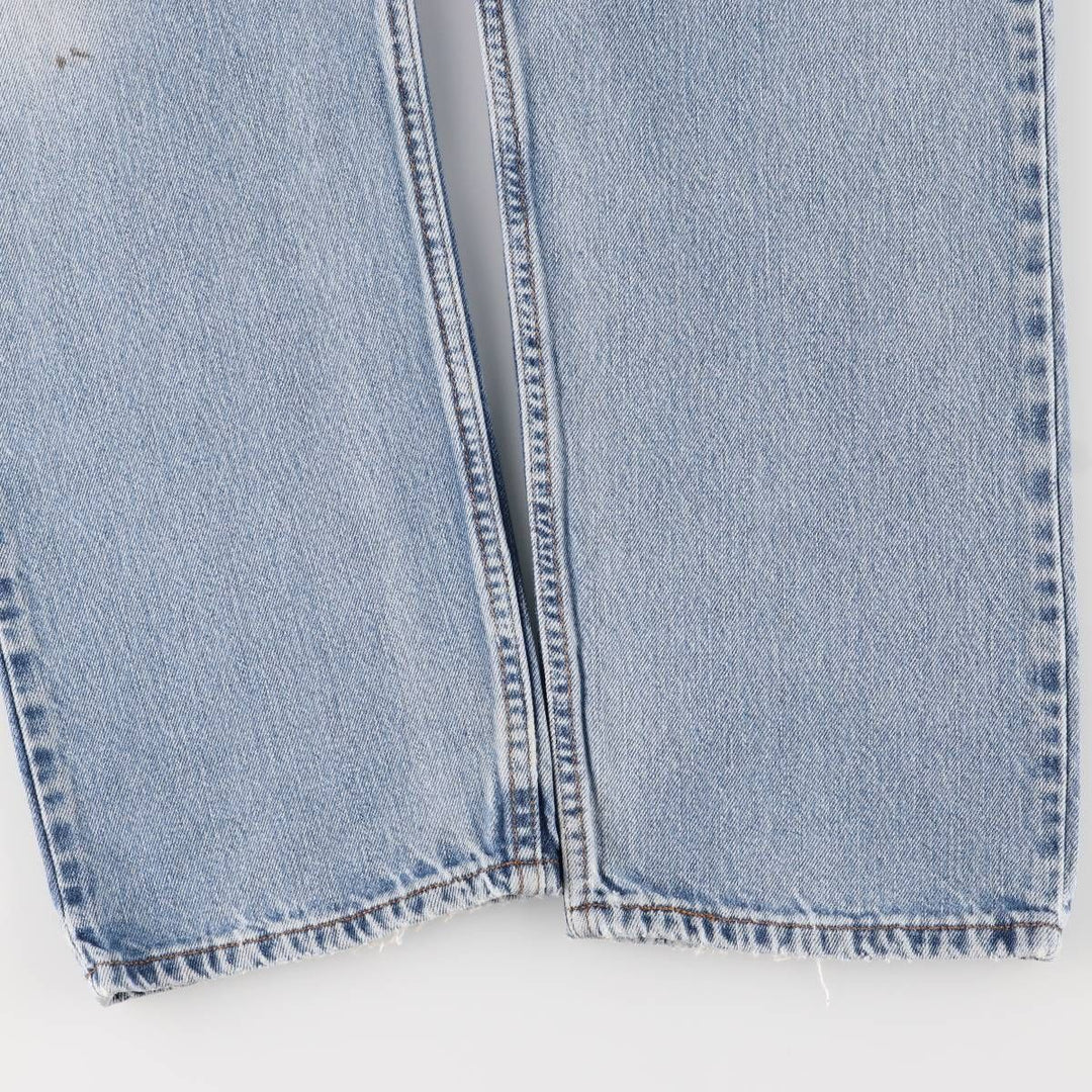 Levi's 505 REGULAR FIT tapered denim pants for men, size w34 cotton blue type Vintage Second Hand