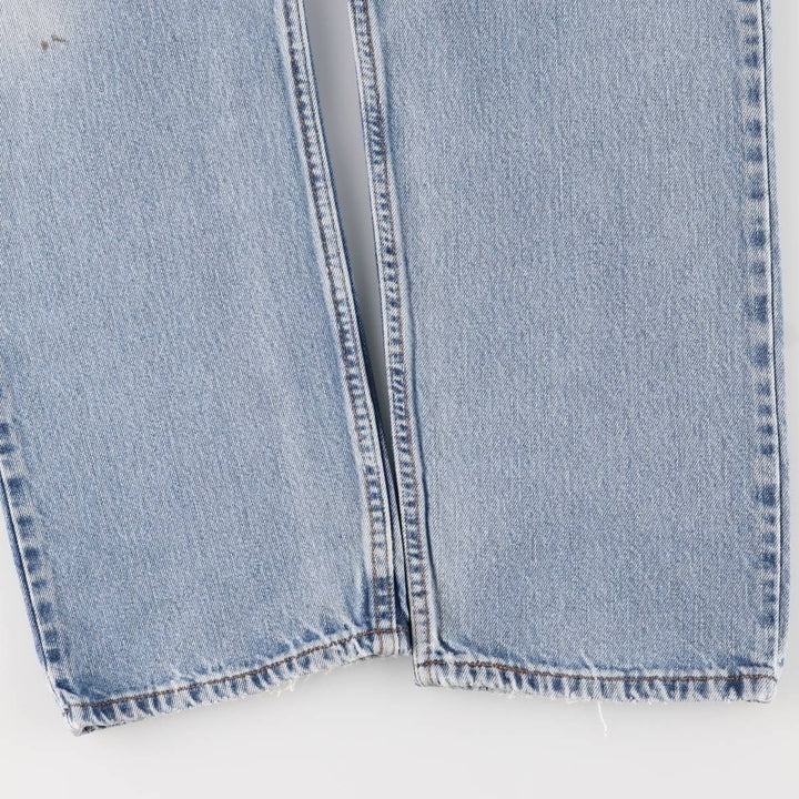 Levi's 505 REGULAR FIT tapered denim pants for men, size w34 cotton blue type Vintage Second Hand