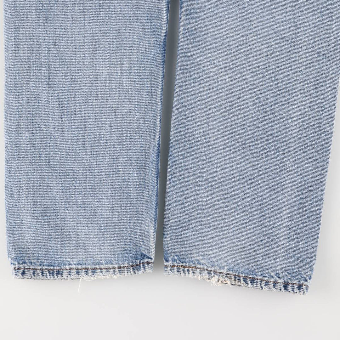 Levi's 505 REGULAR FIT tapered denim pants for men, size w34 cotton blue type Vintage Second Hand