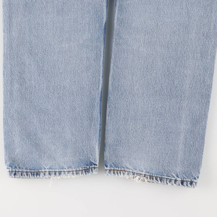 Levi's 505 REGULAR FIT tapered denim pants for men, size w34 cotton blue type Vintage Second Hand