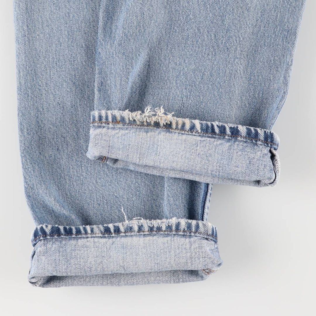 Levi's 505 REGULAR FIT tapered denim pants for men, size w34 cotton blue type Vintage Second Hand