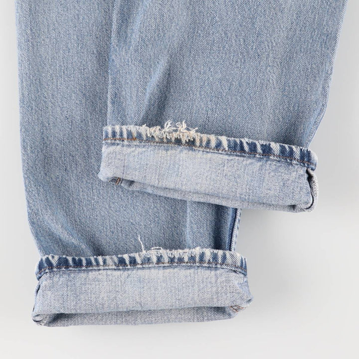 Levi's 505 REGULAR FIT tapered denim pants for men, size w34 cotton blue type Vintage Second Hand