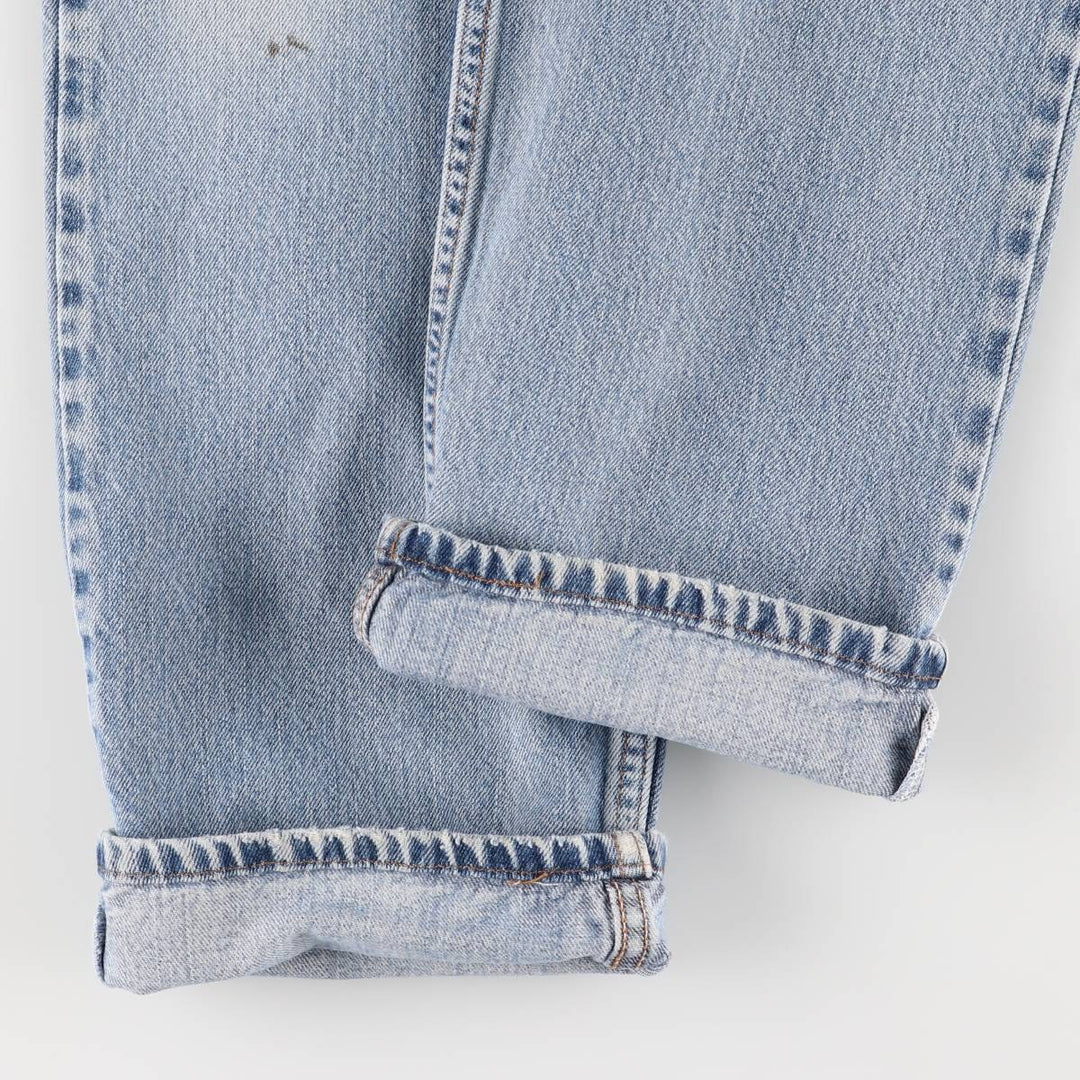 Levi's 505 REGULAR FIT tapered denim pants for men, size w34 cotton blue type Vintage Second Hand
