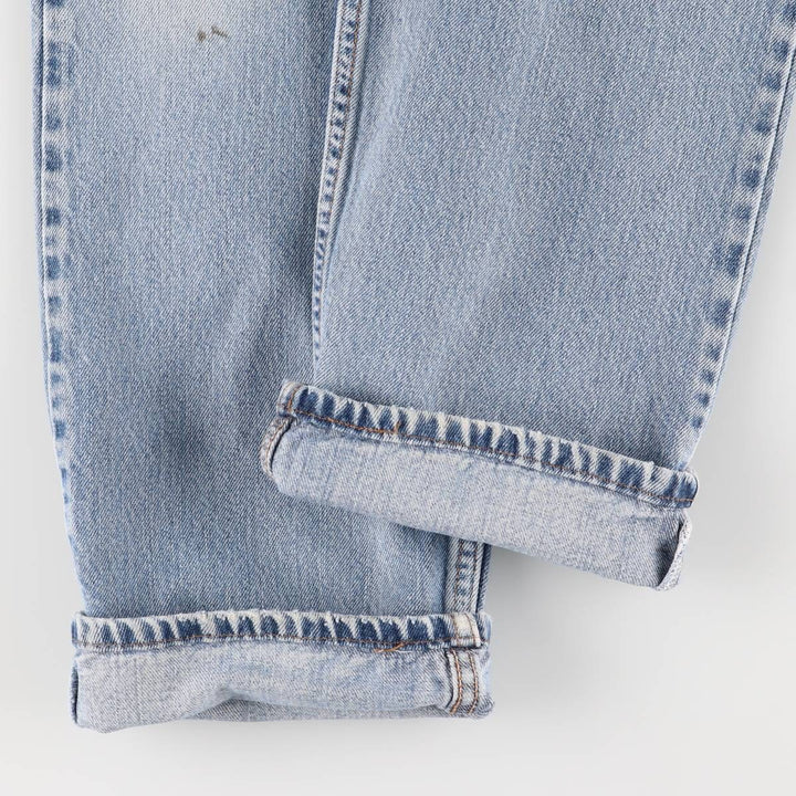Levi's 505 REGULAR FIT tapered denim pants for men, size w34 cotton blue type Vintage Second Hand