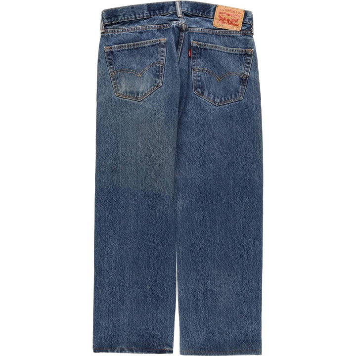 Levi's 505 tapered denim pants for men, size W34 unclear blue type Vintage Second Hand