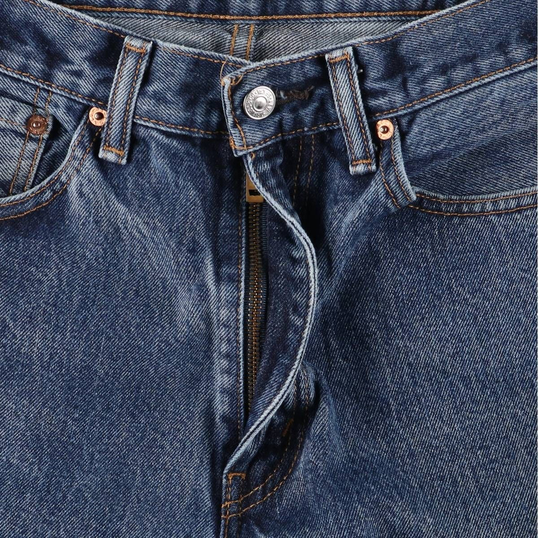 Levi's 505 tapered denim pants for men, size W34 unclear blue type Vintage Second Hand