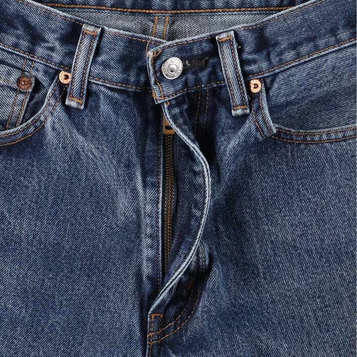 Levi's 505 tapered denim pants for men, size W34 unclear blue type Vintage Second Hand