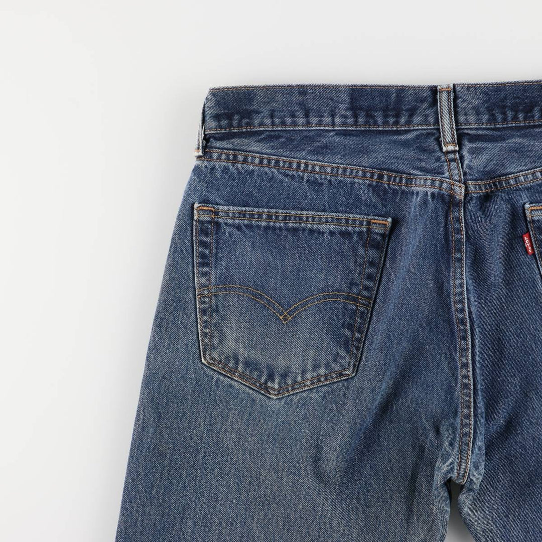 Levi's 505 tapered denim pants for men, size W34 unclear blue type Vintage Second Hand
