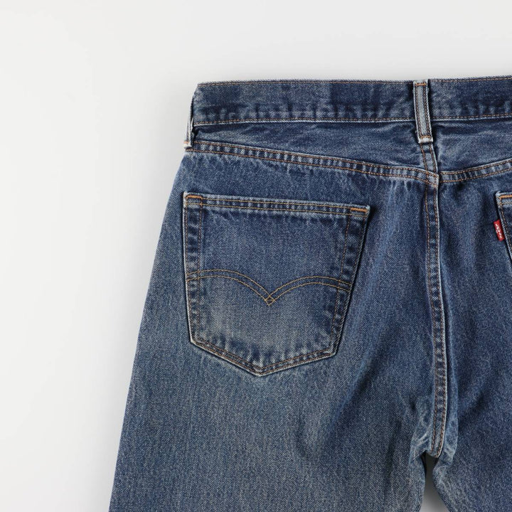 Levi's 505 tapered denim pants for men, size W34 unclear blue type Vintage Second Hand