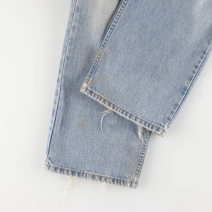Levi's 505 REGULAR FIT tapered denim pants for men, size w36 cotton blue type Vintage Second Hand