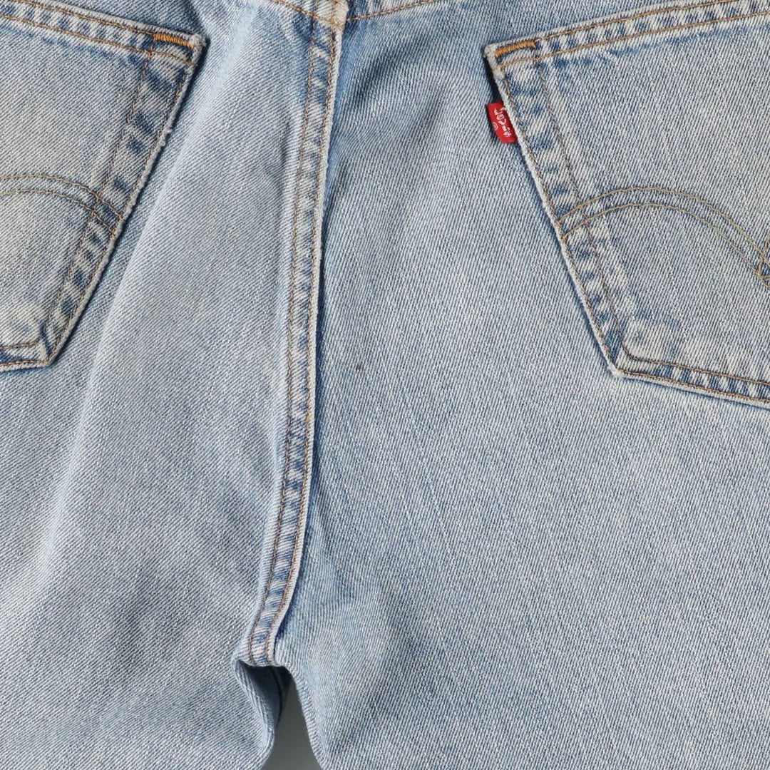 Levi's 505 REGULAR FIT tapered denim pants for men, size w36 cotton blue type Vintage Second Hand