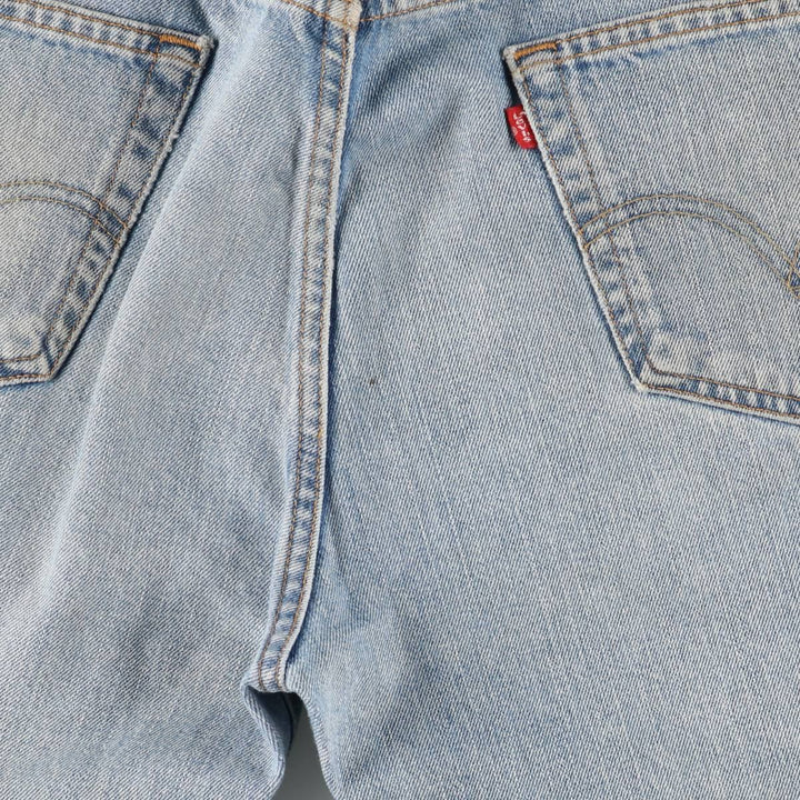 Levi's 505 REGULAR FIT tapered denim pants for men, size w36 cotton blue type Vintage Second Hand