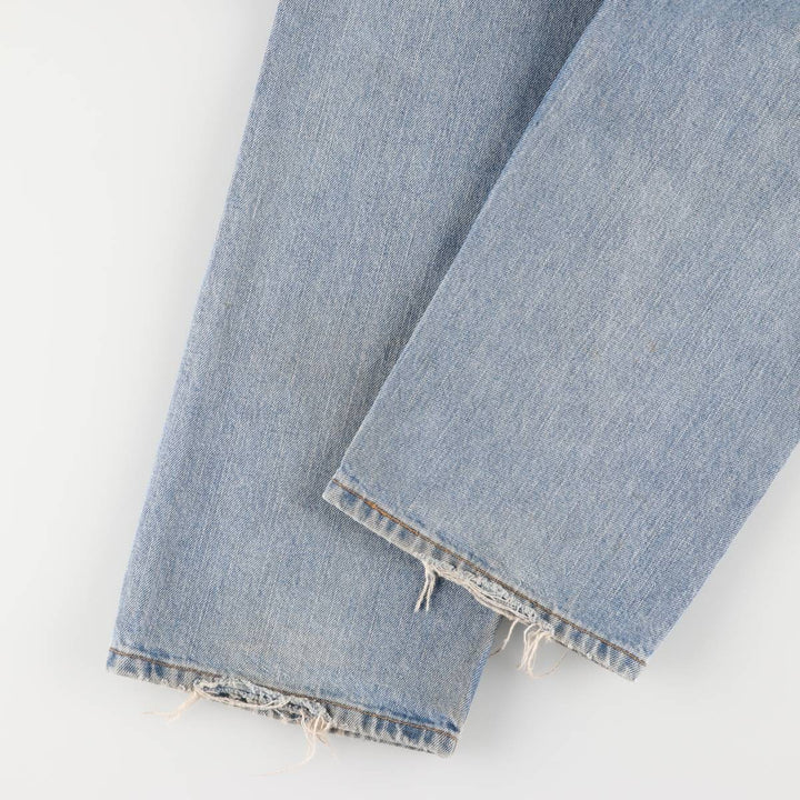 Levi's 505 REGULAR FIT tapered denim pants for men, size w36 cotton blue type Vintage Second Hand