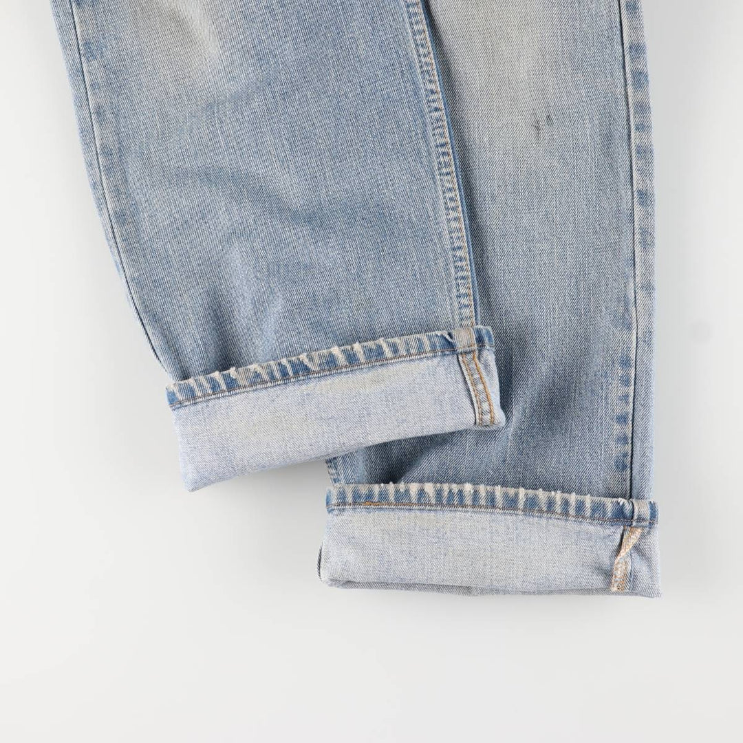 Levi's 505 REGULAR FIT tapered denim pants for men, size w36 cotton blue type Vintage Second Hand