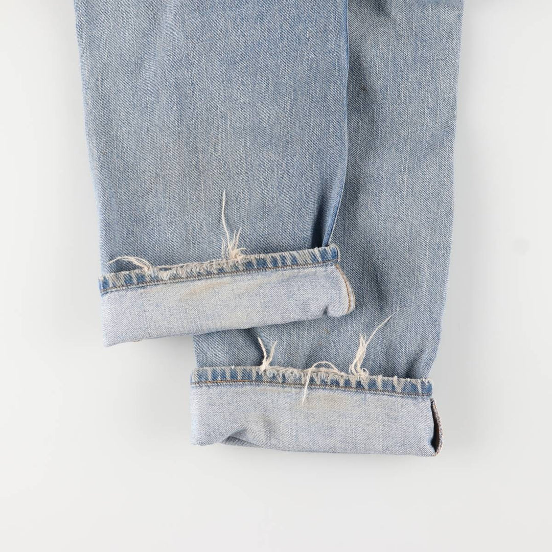 Levi's 505 REGULAR FIT tapered denim pants for men, size w36 cotton blue type Vintage Second Hand