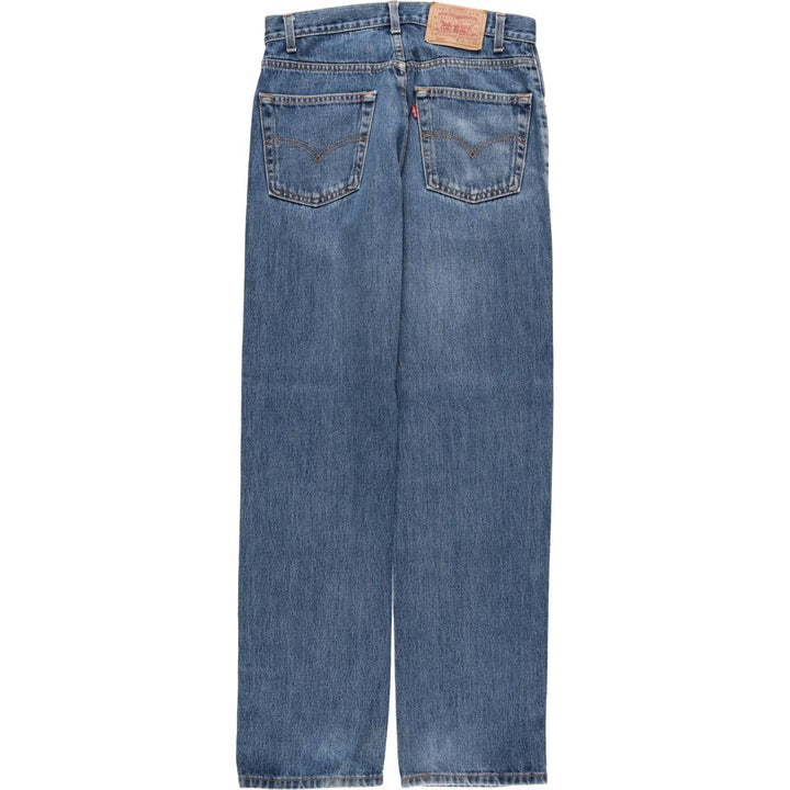 ~00'S Levi's 505 REGULAR FIT STRAIGHT LEG tapered denim pants made in Canada men's w30 equivalent cotton blue type Vintage Second Hand