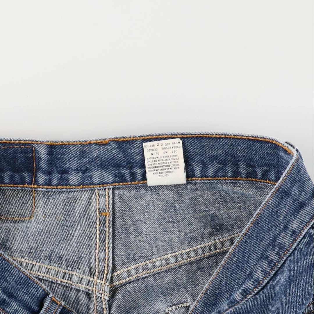 ~00'S Levi's 505 REGULAR FIT STRAIGHT LEG tapered denim pants made in Canada men's w30 equivalent cotton blue type Vintage Second Hand