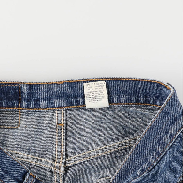~00'S Levi's 505 REGULAR FIT STRAIGHT LEG tapered denim pants made in Canada men's w30 equivalent cotton blue type Vintage Second Hand