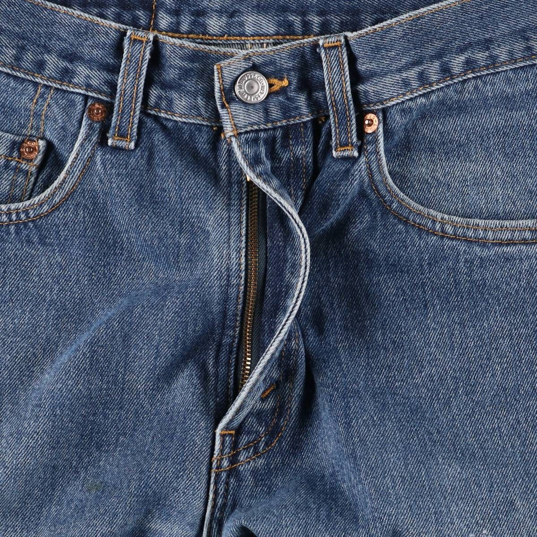 ~00'S Levi's 505 REGULAR FIT STRAIGHT LEG tapered denim pants made in Canada men's w30 equivalent cotton blue type Vintage Second Hand