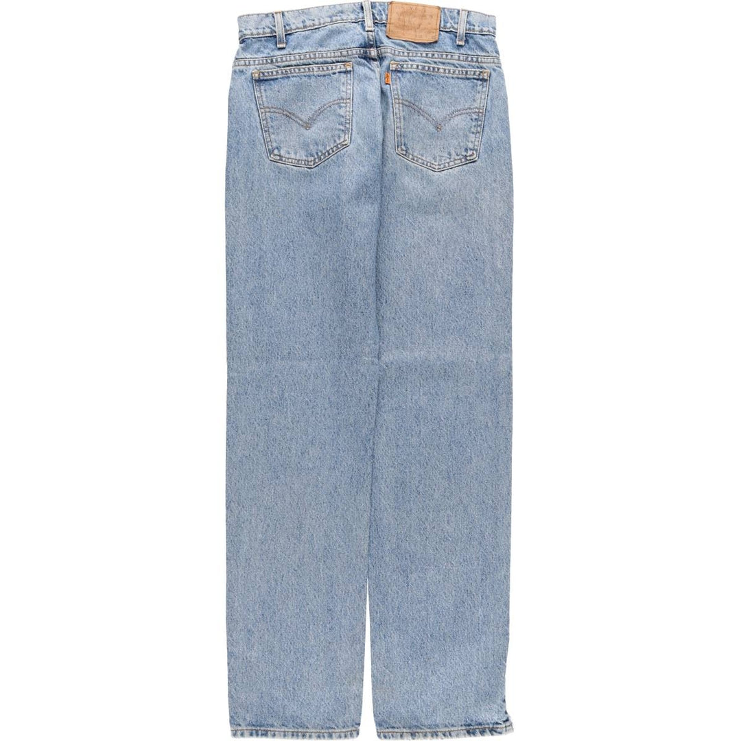 90'S Levi's 505 REGULAR FIT STRAIGHT LEG Orange Tab Tapered Denim Pants Men's W31 Vintage cotton blue type Vintage Second Hand