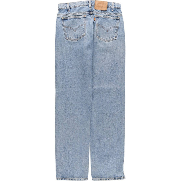 90'S Levi's 505 REGULAR FIT STRAIGHT LEG Orange Tab Tapered Denim Pants Men's W31 Vintage cotton blue type Vintage Second Hand