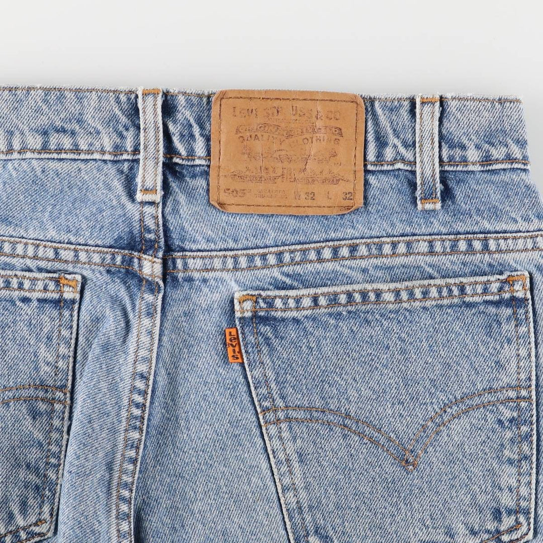 90'S Levi's 505 REGULAR FIT STRAIGHT LEG Orange Tab Tapered Denim Pants Men's W31 Vintage cotton blue type Vintage Second Hand