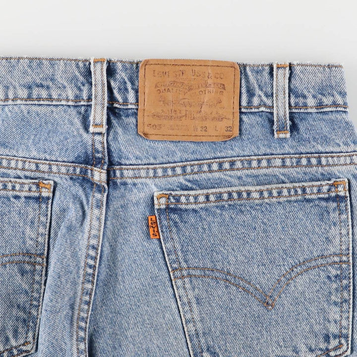 90'S Levi's 505 REGULAR FIT STRAIGHT LEG Orange Tab Tapered Denim Pants Men's W31 Vintage cotton blue type Vintage Second Hand