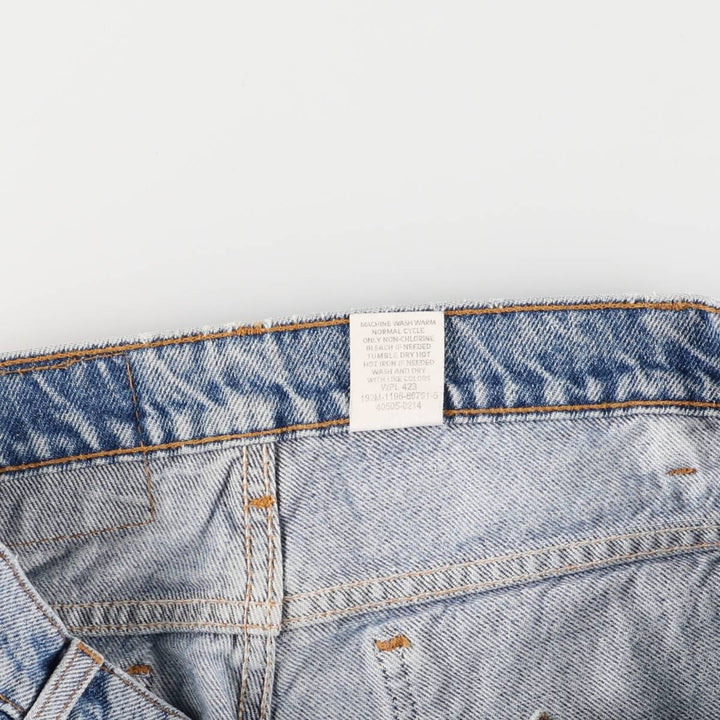 90'S Levi's 505 REGULAR FIT STRAIGHT LEG Orange Tab Tapered Denim Pants Men's W31 Vintage cotton blue type Vintage Second Hand