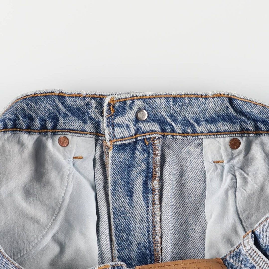 90'S Levi's 505 REGULAR FIT STRAIGHT LEG Orange Tab Tapered Denim Pants Men's W31 Vintage cotton blue type Vintage Second Hand