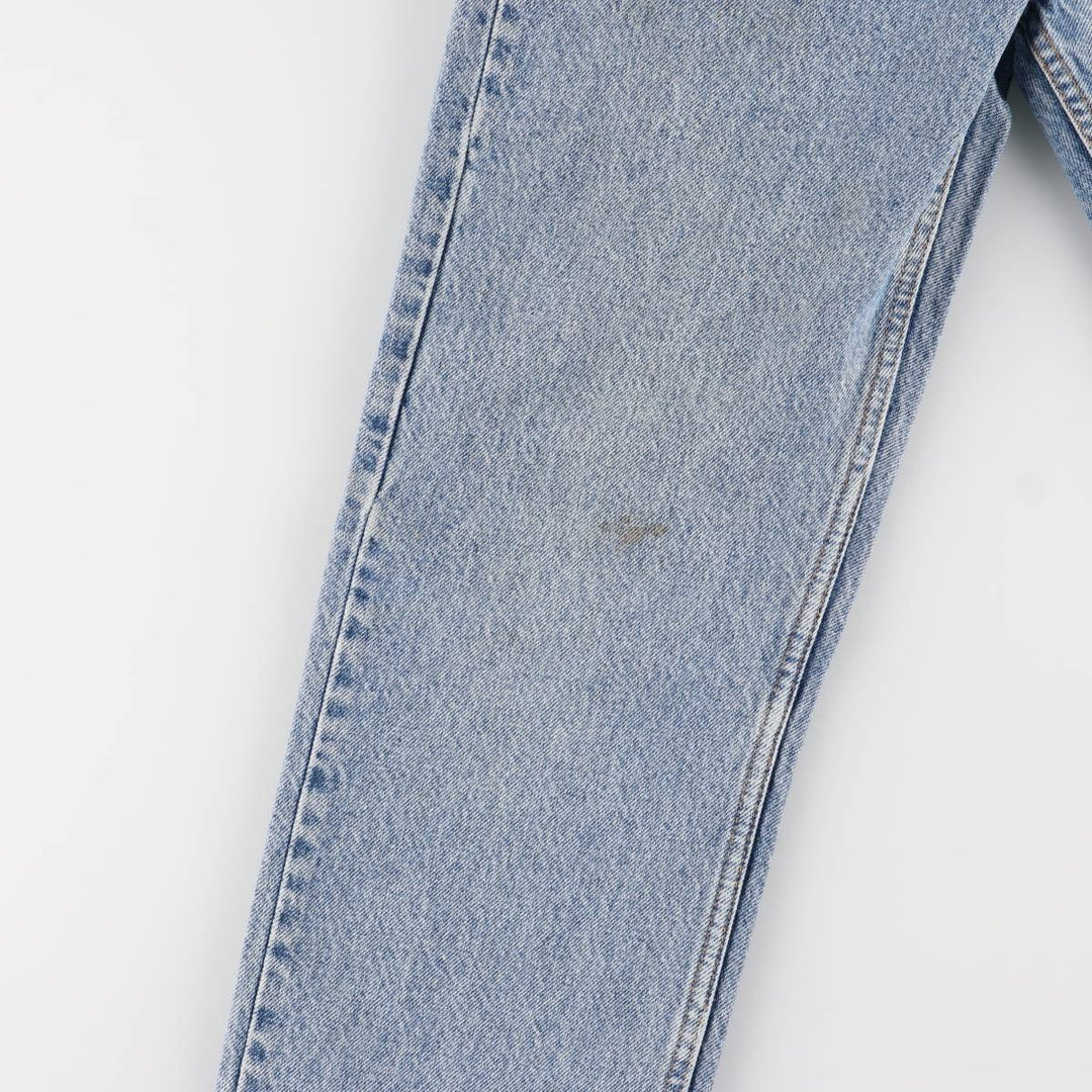 90'S Levi's 505 REGULAR FIT STRAIGHT LEG Orange Tab Tapered Denim Pants Men's W31 Vintage cotton blue type Vintage Second Hand