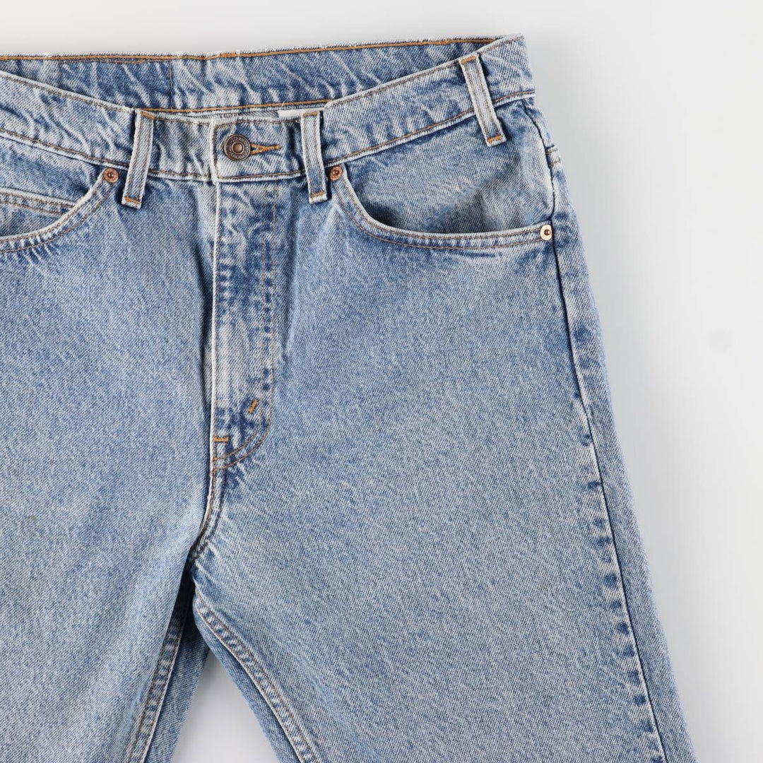 90'S Levi's 505 REGULAR FIT STRAIGHT LEG Orange Tab Tapered Denim Pants Men's W31 Vintage cotton blue type Vintage Second Hand