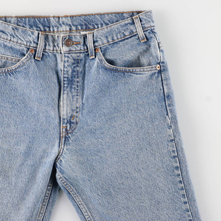 90'S Levi's 505 REGULAR FIT STRAIGHT LEG Orange Tab Tapered Denim Pants Men's W31 Vintage cotton blue type Vintage Second Hand
