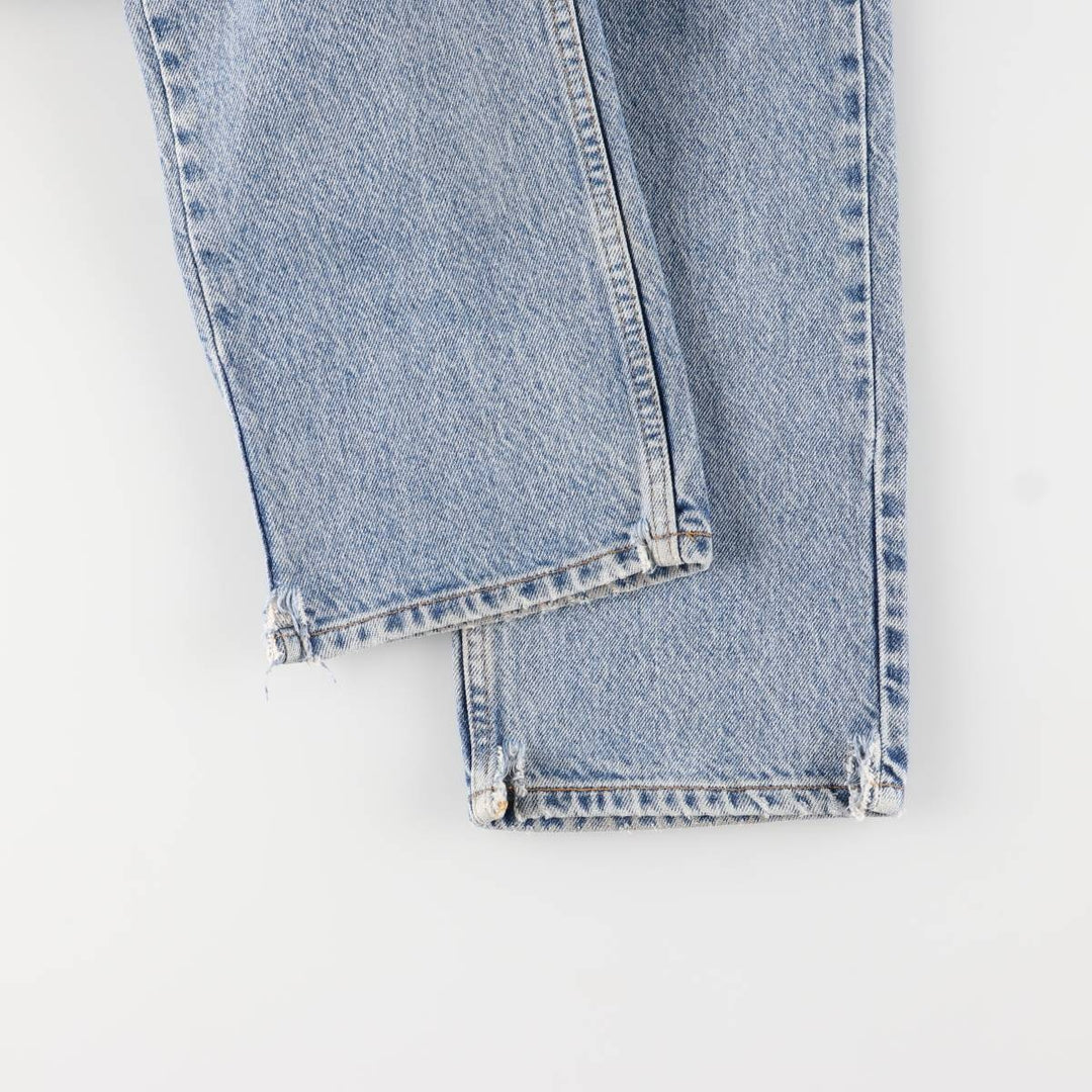 90'S Levi's 505 REGULAR FIT STRAIGHT LEG Orange Tab Tapered Denim Pants Men's W31 Vintage cotton blue type Vintage Second Hand